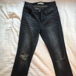Madewell high riser skinny